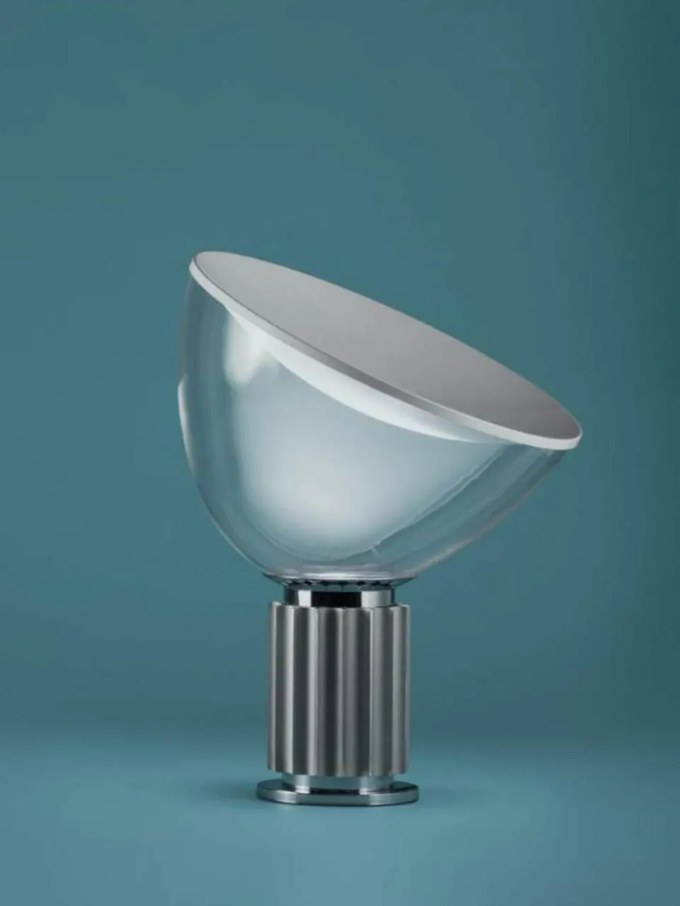 Dimbare LED tafellamp Taccia Small, mondgeblazen^Flos Online