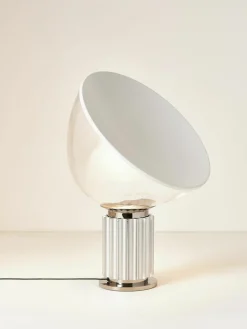 Dimbare LED tafellamp Taccia Small, mondgeblazen^Flos Online