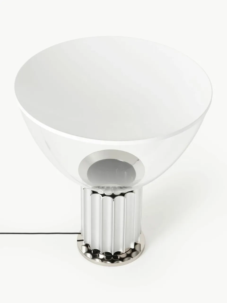 Dimbare LED tafellamp Taccia Small, mondgeblazen^Flos Online