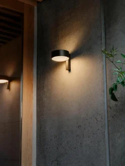 Dimbare outdoor LED wandlamp Plaff-On!, mondgeblazen^Marset Sale