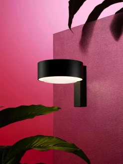 Dimbare outdoor LED wandlamp Plaff-On!, mondgeblazen^Marset Sale