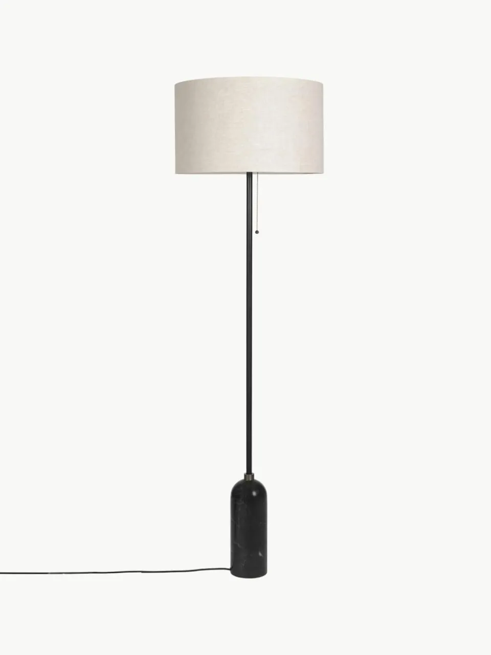 Dimbare vloerlamp Gravity met marmeren voet^GUBI Outlet