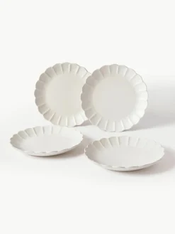 Dinerbord Sabina, 4 stuks^Westwing Collection Hot