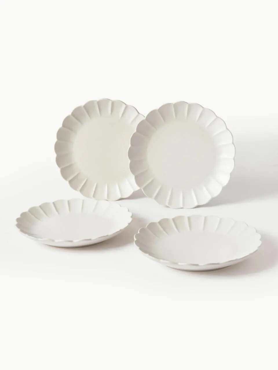 Dinerbord Sabina, 4 stuks^Westwing Collection Hot