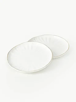 Dinerbord Sali met reliëf, 2 stuks^Westwing Collection Fashion