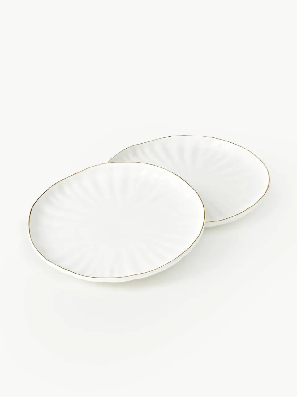 Dinerbord Sali met reliëf, 2 stuks^Westwing Collection Fashion