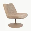 Draaibar corduroy loungefauteuil Bubba^Zuiver Fashion