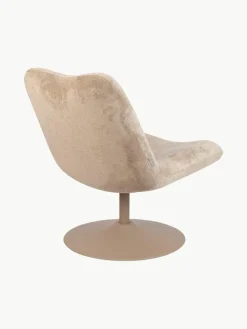 Draaibar corduroy loungefauteuil Bubba^Zuiver Fashion