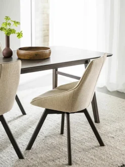 Draaibare gestoffeerde stoelen Alison, 2 stuks^Rowico New