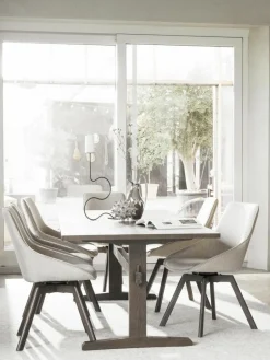Draaibare gestoffeerde stoelen Alison, 2 stuks^Rowico New
