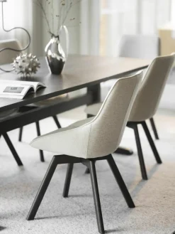 Draaibare gestoffeerde stoelen Alison, 2 stuks^Rowico Best