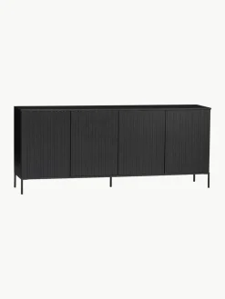 Dressoir Avourio van grenenhout met geribde voorkant^Westwing Discount