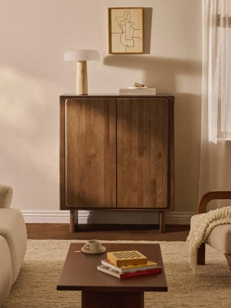 Dressoir Chandler van eikenhout^Westwing Collection Best