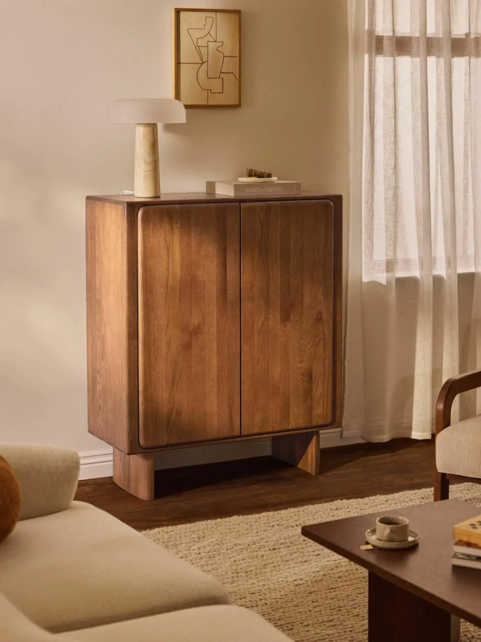 Dressoir Chandler van eikenhout^Westwing Collection Best