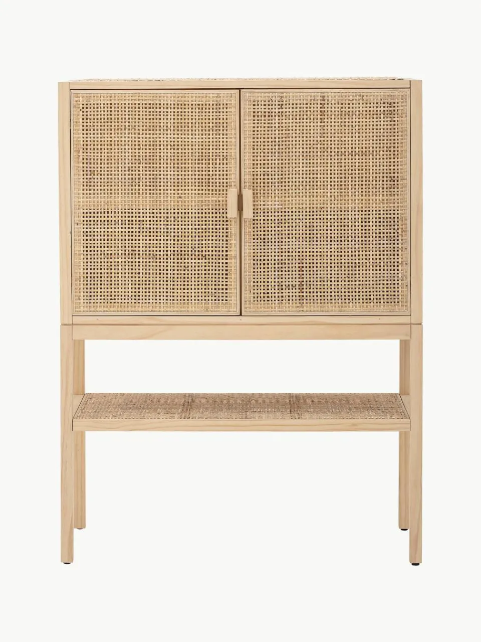 Dressoir Sanna van grenenhout en rotan^Bloomingville Hot