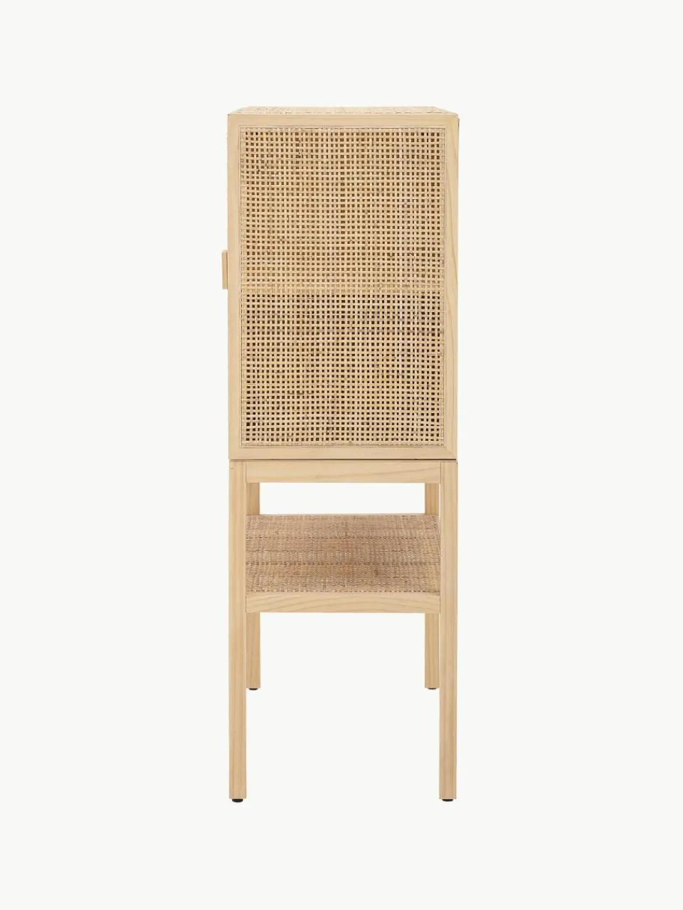 Dressoir Sanna van grenenhout en rotan^Bloomingville Hot