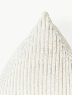 Driehoekige corduroy kussen Kylen^Westwing Collection New