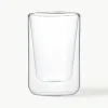 Dubbelwandige koffieglazen Nero, 2 stuks^blomus Clearance