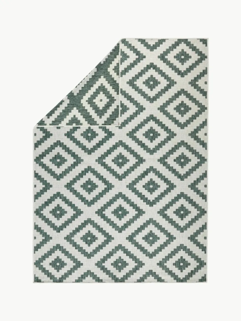 Dubbelzijdig in- & outdoor vloerkleed Malta^Westwing Outlet
