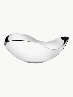 Edelstalen serveerschaal Bloom in organische vorm^GEORG JENSEN Online