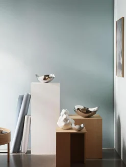 Edelstalen serveerschaal Bloom in organische vorm^GEORG JENSEN Online