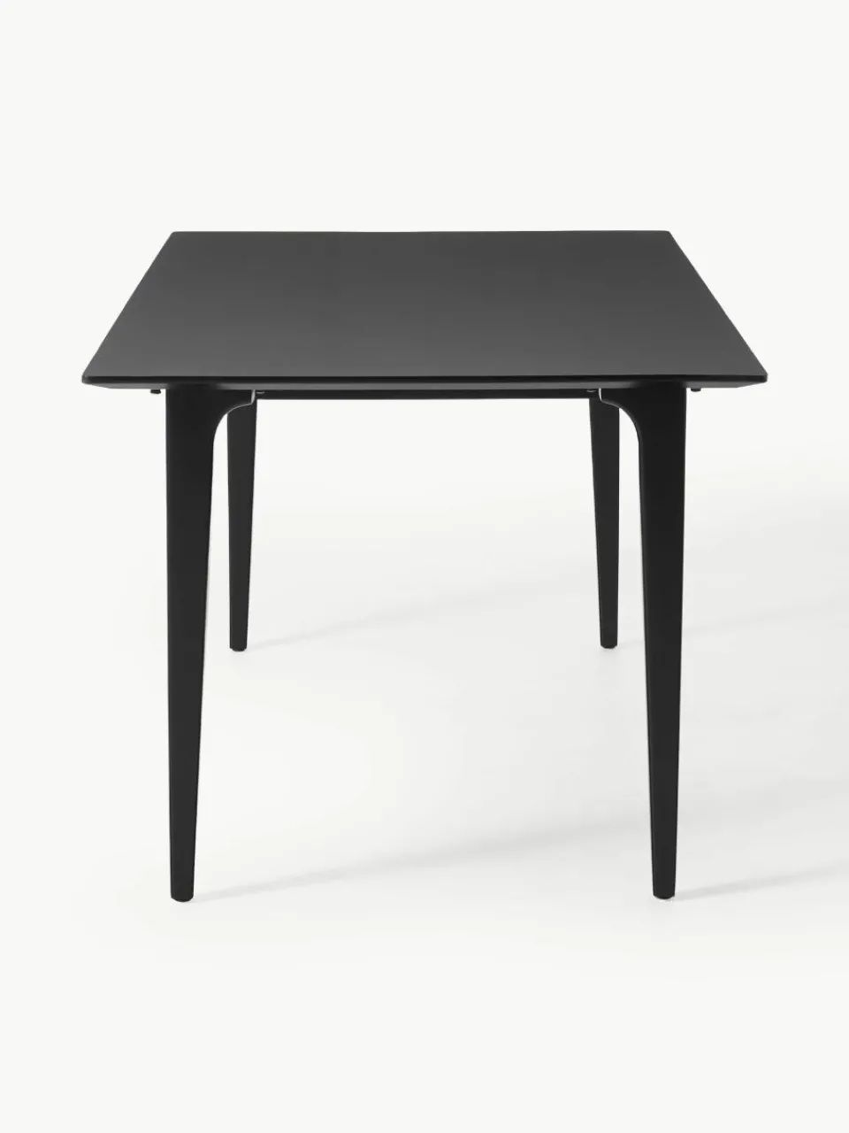 Eettafel Archie van mangohout in zwart, in verschillende formaten^Westwing Collection Discount