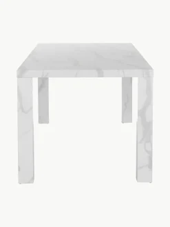 Eettafel Carl in marmerlook, 180 x 90 cm^Westwing Collection New