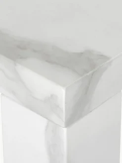 Eettafel Carl in marmerlook, 180 x 90 cm^Westwing Collection New