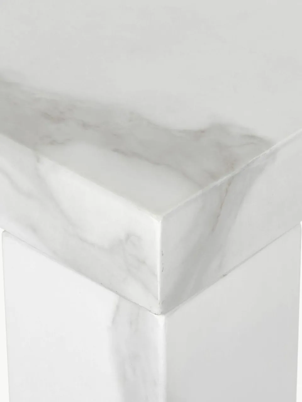 Eettafel Carl in marmerlook, 180 x 90 cm^Westwing Collection New
