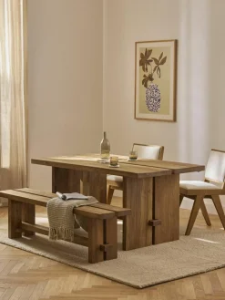 Eettafel Hugo van teakhout, in verschillende formaten^Westwing Collection Online