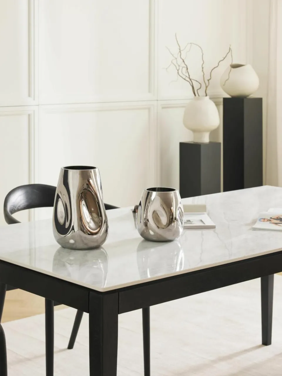Eettafel Jackson in marmerlook, verschillende formaten^Westwing Collection Online