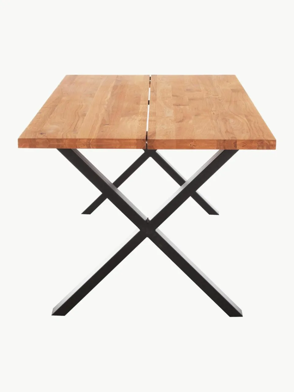 Eettafel Montpellier met tafelblad van eikenhout, 200 x 95 cm^Westwing Discount