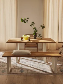 Eettafel Oliver van eikenhout, in verschillende formaten^Westwing Collection Clearance