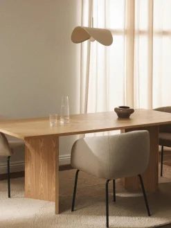 Eettafel Toni in lichtbruin, 200 x 90 cm^Westwing Collection Online