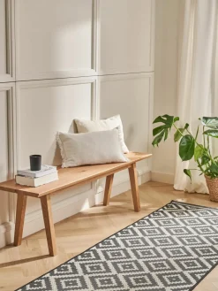 Eikenhouten bank Melfort in lichtbruin^Rowico Discount