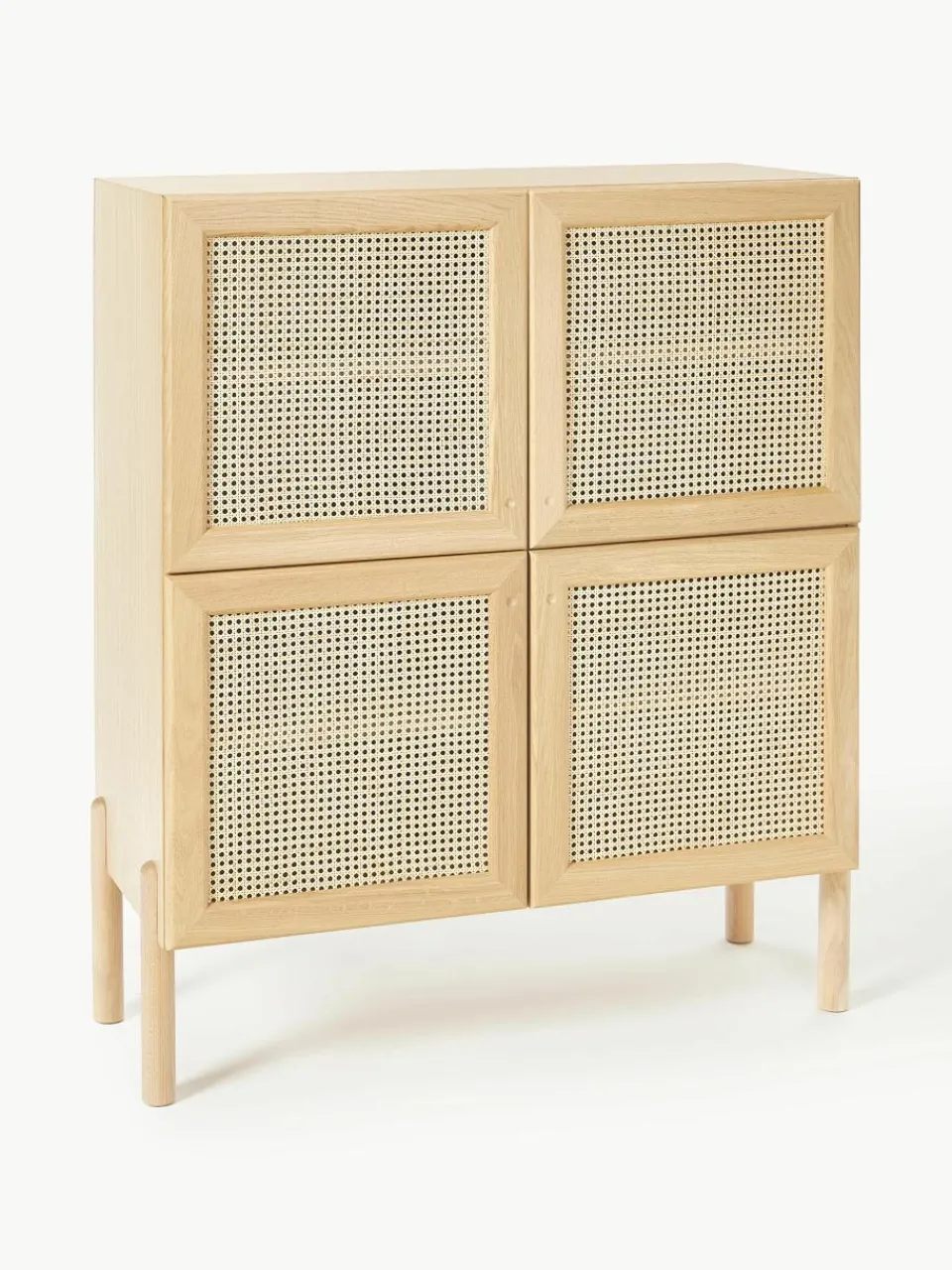 Eikenhouten dressoir Jolie met Weens vlechtwerk^Westwing Collection Clearance