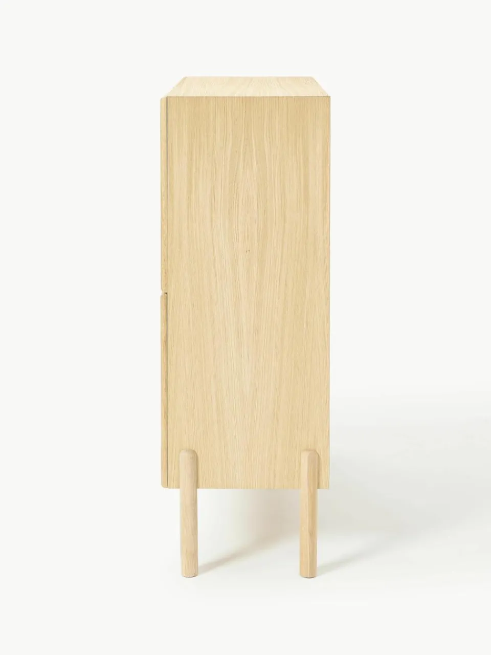 Eikenhouten dressoir Jolie met Weens vlechtwerk^Westwing Collection Clearance