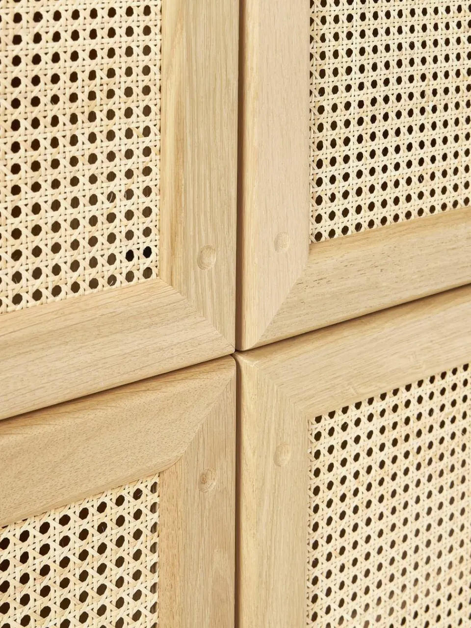 Eikenhouten dressoir Jolie met Weens vlechtwerk^Westwing Collection Clearance