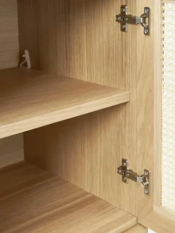 Eikenhouten dressoir Jolie met Weens vlechtwerk^Westwing Collection Clearance