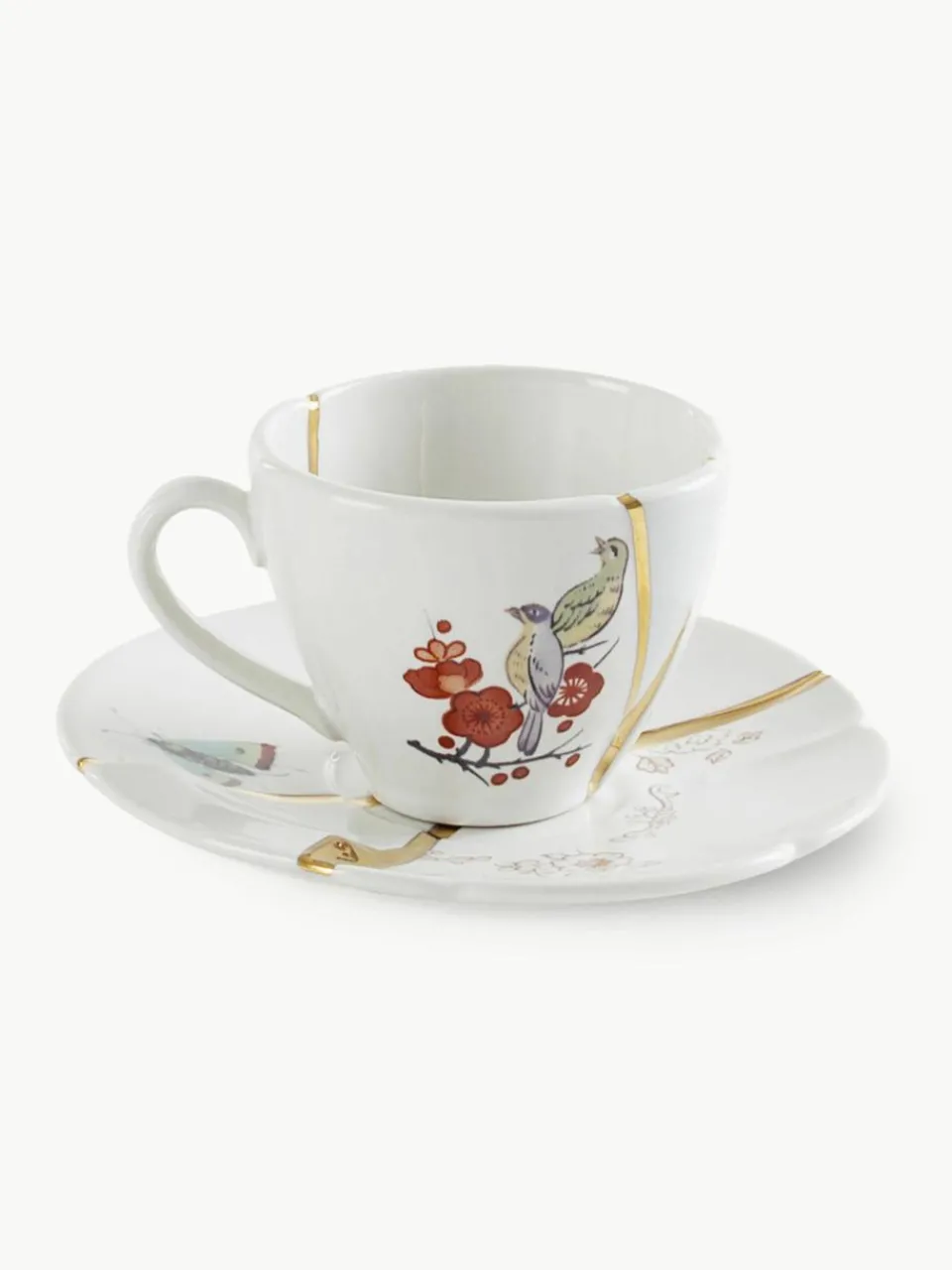 Espressokopje Kintsugi met schoteltje^SELETTI Outlet
