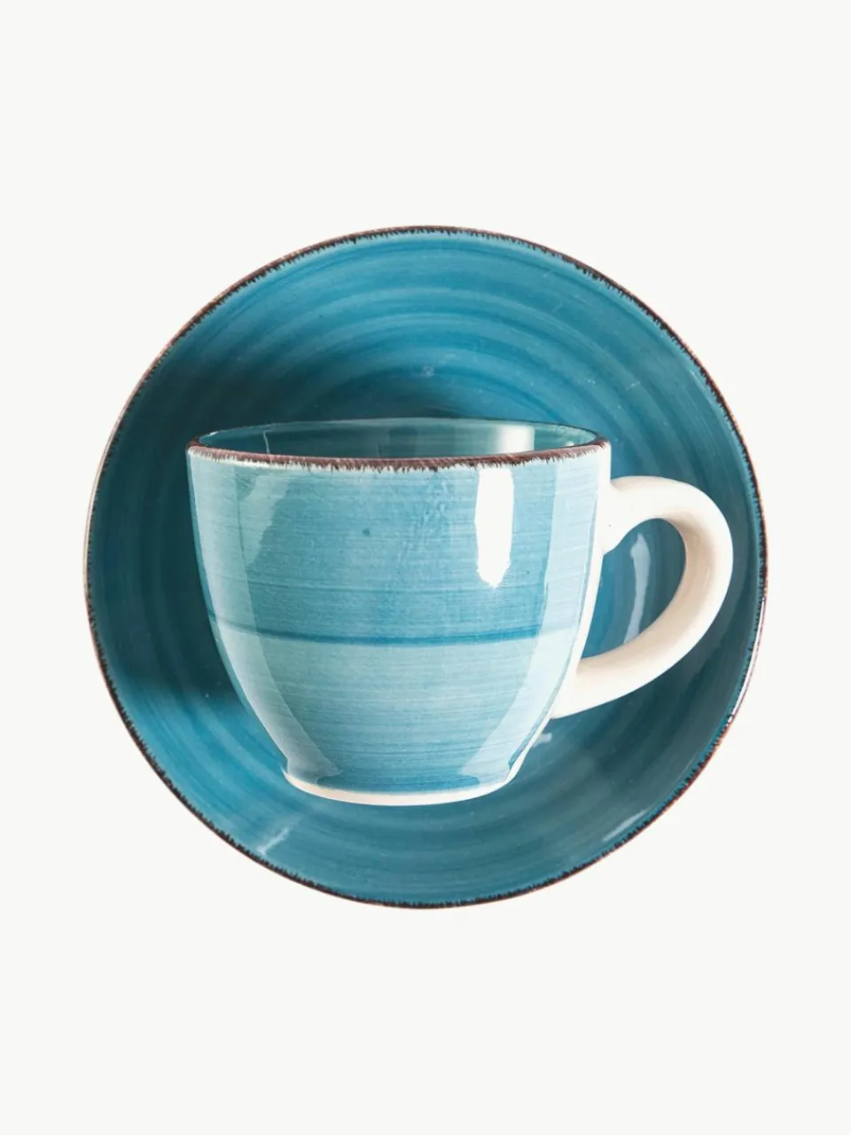 Espressokopjes Baita Acqua met schoteltjes, set van 6^Villa D'Este Home Tivoli Clearance