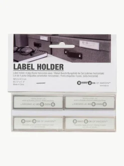 Etikethouder Clips Label, 4 stuks^Bigso Box of Sweden Outlet
