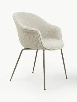 Fauteuil Bat uit bouclé^GUBI New