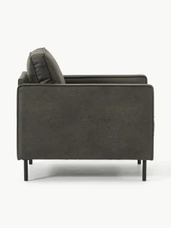 Fauteuil Hunter van gerecycled leer^Westwing Collection Outlet