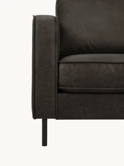 Fauteuil Hunter van gerecycled leer^Westwing Collection Outlet