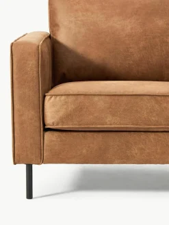 Fauteuil Hunter van gerecycled leer^Westwing Collection New