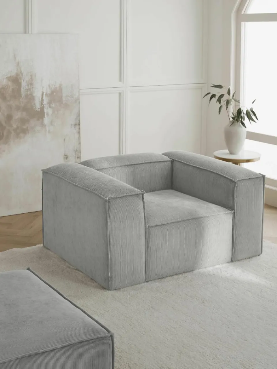 Fauteuil Lennon van corduroy^Westwing Collection Online