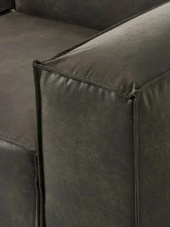 Fauteuil Lennon van gerecycled leer^Westwing Collection Discount