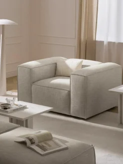 Fauteuil Lennon van linnenmix^Westwing Collection Clearance