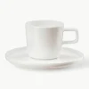 Fine Bone China espressokopjes Oco met schoteltjes, 6 stuks^ASA Selection Fashion